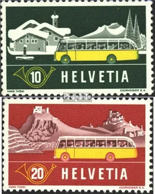 Produktbild von Briefmarken Schweiz 1953 Mi 586-587 (kompl.Ausgabe) postfrisch Sondermarken