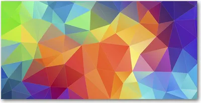 Produktbild von Tulup® Leinwandbild - 140x70 cm - Wandkunst - Drucke auf Leinwand - Leinwanddruck  - Sonstige - Mehrfarbig - Geometrische Figuren