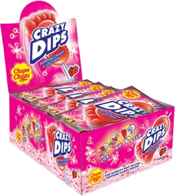 Produktbild von Chupa Chups Crazy Dips Strawberry (jedno balenie po 336 g)