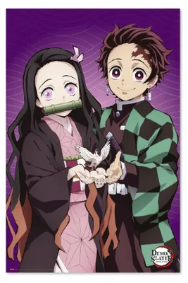 Image de Erik Editores Demon Slayer 2 affiche multicolore multicolore One Size