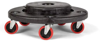 Produktbild von Rubbermaid BRUTE®, leiser Transportroller, schwarz