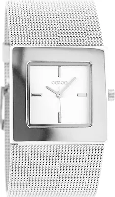 Produktbild von Oozoo Damen Metallarmband Uhr Timepieces silber Analog Quarzuhr UOC2000A