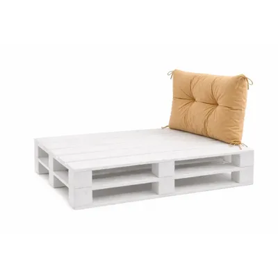 Produktbild von VBChome Palettenkissen für Europaletten Möbel Palettenauflage Garten Balkon 12 Farben mit Schaumstoffflocken Füllung Beige Rückenkissen 70 x 40 cm