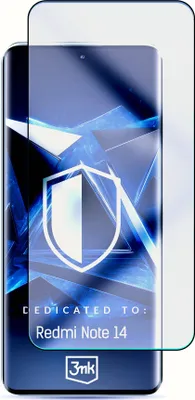 Produktbild von 3mk Display Gehärtetes Glas HardGlass Max Lite für Redmi Note 14 5G 0,3mm 9H