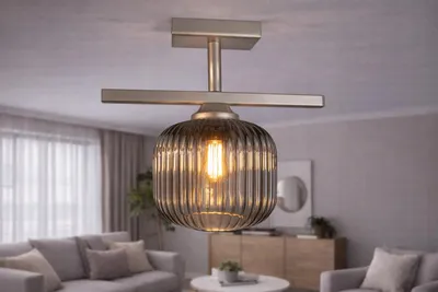 Obrázek produktu pro Euro-Lamp Stropní svítidlo Verona 1 satén 1x60W VÝROBCE