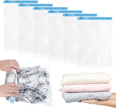 Produktbild von Reis-Kompressor - ideal für Reise - Raumsparender - 5 Stück - PE+PA Material