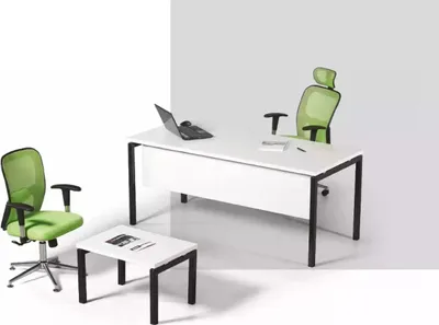 Produktbild von Weiß Büro Set 2 tlg Arbeitszimmer Büroeinrichtung Komplett Möbel