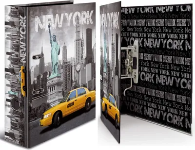 Productafbeelding van HERMA 7171 Motiefordner "New York", DIN A4. Rugbreedte: 70 mm