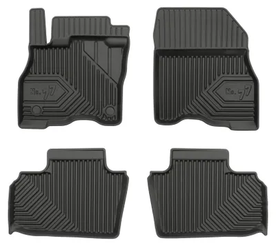 Imagen del producto de Alfombrillas de goma para Nissan Leaf II 2017-2025 (hatchback) – juego de 4 piezas, negras, a medida