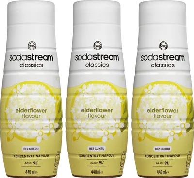 Obrázek produktu pro Sirup Sodastream Bezovyery? , 440 ml, 3 kusy