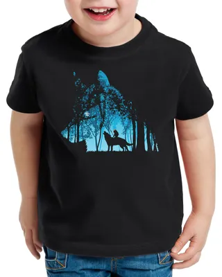 Produktbild von style3 Wolf Princess T-Shirt für Kinder