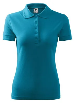Produktbild von Malfini - Poloshirt für Damen, Piqué PP10033 (XXL) (Türkis)