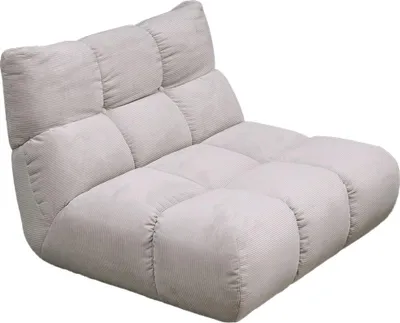 Produktbild von KAWOLA Sessel VIVIEN Drehsessel Feincord silber
