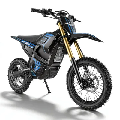 Produktbild von ORYXEARTH Elektro Dirt Bike 1000W, Kinder Elektro Motorrad mit 48V 20Ah Akku, 3 Geschwindigkeiten, Hydraulikbremsen, Offroad Motorrad