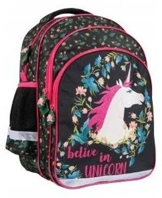 Produktbild von Paso Schulrucksack Einhorn Kinder 3 Fächer
