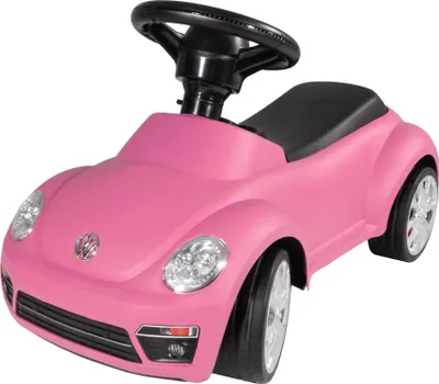 Produktbild von VW Beetle Rutschfahrzeug pink mit Hupe, VW lizenziertes Kinderfahrzeug ab 1 Jahr