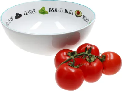 Obrázek produktu pro Salátová mísa porcelánová Ø 26,5cm 2,5L Servírovací mísa s motivem