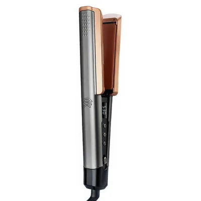 Produktbild von 2 in 1 Glätteisen, Haarglätter, Lockenstǎbe, Ionen und Dualspannung für Damen, schnelles Aufheizen von 99 °C bis 232 °C