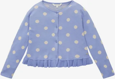 Produktbild von Blaue Mädchen Polka Dot Strickjacke Tom Tailor -  128-134