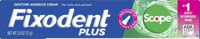 Produktbild von Fixodent Plus Scope Prothesenkleber 57 g - Ideal für Voll- und Teilzahnersatz