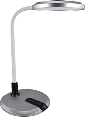 Immagine prodotto di Lampada da tavolo LED con dimmer touch 40 cm in argento Variazione di colore 4000 K 780 lm Lampada da comodino moderna