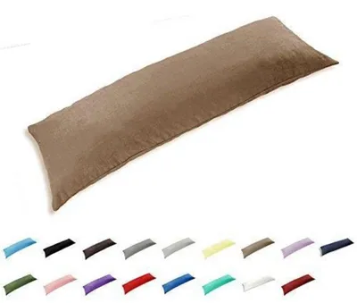 Produktbild von Kissenbezug Body Pillow 51x150cm Khaki 100% Baumwolle 300TC Reißverschluss