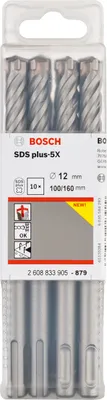 Obrázok produktu pre Príklepová vŕtačka PRO SDS plus-5X, 12 x 100 x 160 mm, 10 ks.