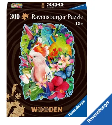 Produktbild von Ravensburger Holzpuzzle 300 Teile Vögel Lernspiel