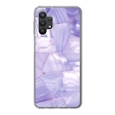 Produktbild von MuchoWow® Handyhülle Schutzhülle Hülle für Samsung Galaxy A32 5G Naturstein - Muster - Perlmutt Silikon Softcase Handy Hülle - Softcase