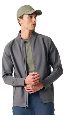 Image de Ps Of Sweden Keith Mid Layer, pull à fermeture éclair, gris, taille M, homme, gris, taille M