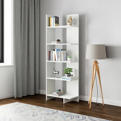 Immagine prodotto di Libreria 'Vireftere' 176 x 62 x 29 cm scaffale a giorno con 5 ripiani Bianco