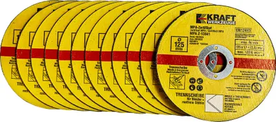 Produktbild von Kraft Werkzeuge Trennscheiben-Set - 12tlg.