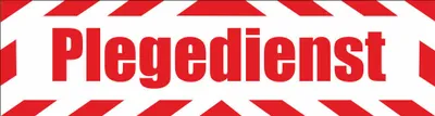 Produktbild von INDIGOS UG - Magnetschild "Pflegedienst" mit Rahmen 45 x 12 cm - Magnetfolie für Auto / LKW / Truck / Baustelle / Firma