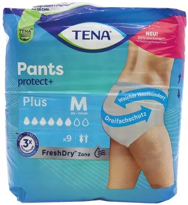 Zdjęcie produktu dla TENA 792695 TENA Inkontinenzhosen Pants protect+ Plus, 9 St.