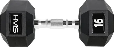 Productafbeelding van Zeshoekige halter van 16 kg - Duurzaam, antislip ontwerp