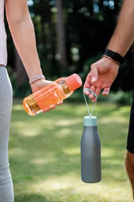 Produktbild von BergHOFF Leo 3950224, 0,5 l, Mintfarbe, Edelstahl, Polypropylen (PP), Silikon, Edelstahl, 12 h, 12 h, Camping, Tägliche Nutzung