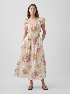 Produktbild von GAP Voile-Maxikleid mit Blumenmuster S