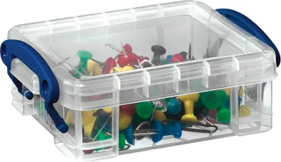 Image de Really Useful Box 0.2C Aufbewahrungsbox 0,2 l transparent 12,0 x 8,5 x 4,5 cm