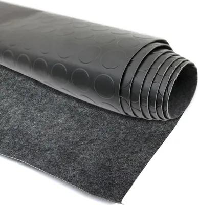 Produktbild von Antirutschmatte Gummimatte Bodenbelag Noppen 300 x 200 cm Schwarz