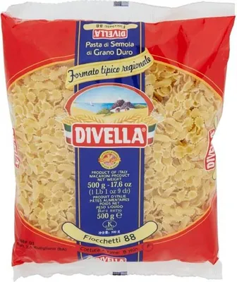 Produktbild von Divella Hartweizengriess Nudeln Fiocchetti 88 Gr 500 X 24