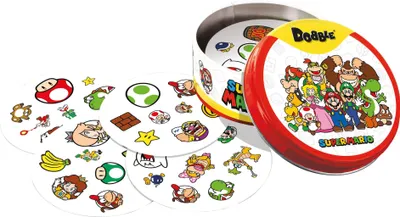 Produktbild von Dobble Super Mario Kartenspiel Beobachtungsspiel für 2-8 Spieler ab 6 Jahren, 15 Min., tschechisch