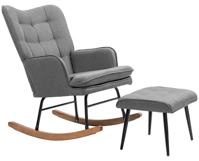 Immagine prodotto di Poltrona girevole – Poltrona relax – Poltrona da salotto – Poltrona con poggiapiedi – Grigio scuro – Girevole a 360°