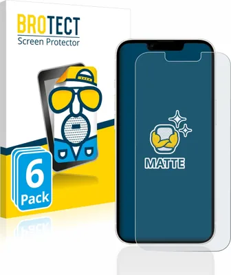Produktbild von 6x BROTECT Schutzfolie für Apple iPhone 13 / 13 Pro Displayschutz Displayschutzfolie Folie Matt Entspiegelungsfolie