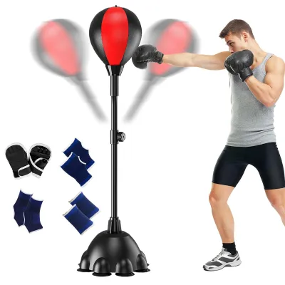 Produktbild von Boxsack mit Ständer für Reflexübungen