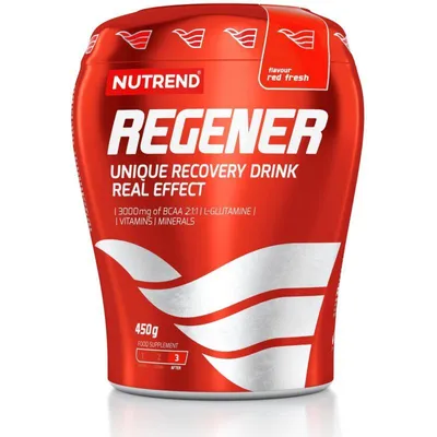 Imagen del producto de Nutrend Regener, bebida en polvo, 450g - sabor fresa