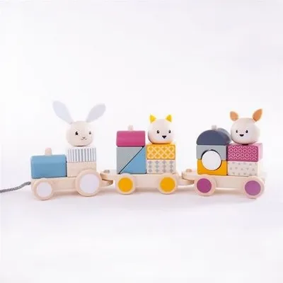 Produktbild von Bigjigs Baby Holzzug mit Tieren