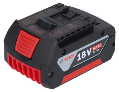 Zdjęcie produktu dla Bosch GBA 18 V 6.0 Ah, Bateria, Litowo-jonowa (Li-Ion), 6 Ah, 18 V, Czarny, 1 szt.
