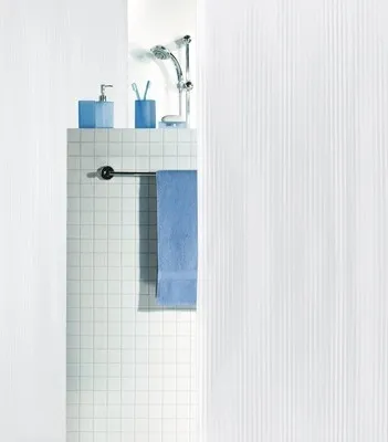 Obrázok produktu pre Sprchový záves spirella Twill biely 180 x 200 cm