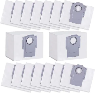 Produktbild von 16 Stück Staubbeutel für Roborock S8+/ S8 Pro Ultra/ S7 MaxV Ultra/ S7 Pro Ultra/ Q7+/ Q7 Max+/ Q8 Max+/ Q5 Pro+ Staubsauger Absaugstation, Ersatzbeutel Zubehörset Staubsaugerbeutel Ersatzteile