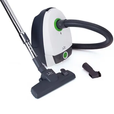 Imagen del producto de JATA AP915, 800 W, aspiradora de ciclón, para uso en seco, con bolsa para polvo, 80 dB, color , gris claro y blanco